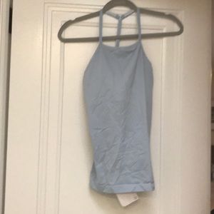 Fabletics light blue Mandy II support tank